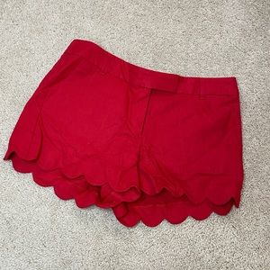 J CREW Scallop Shorts - NWT